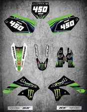KXF 450 2006 2007 2008 Kit gráfico completo estilo SURGE kit adesivo personalizado decalques, usado comprar usado  Enviando para Brazil