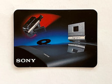 Calendario bolsillo tarjeta vintage 1996 Sony imagen y sonido TV cámaras #3543 segunda mano  Embacar hacia Mexico