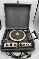 RARO Vintage Hilton Micro-75-A Sistema de Som Toca-discos Portátil comprar usado  Enviando para Brazil