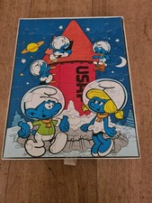 Vintage smurf jigsaw for sale  EASTBOURNE