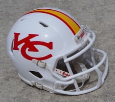 CAPACETE BRANCO KANSAS CITY CHIEFS CONCEPT FOOTBALL MINI SPEED GLOSS comprar usado  Enviando para Brazil