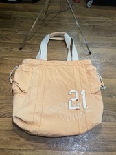 Usado, Bolsa tote Abercrombie & Fitch Nova York vintage logotipo Y2K lona pêssego/laranja comprar usado Usado, Bolsa tote Abercrombie & Fitch Nova York vintage logotipo Y2K lona pêssego/laranja comprar usado  Enviando para Brazil