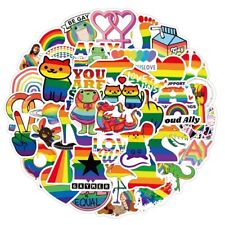 ⭐ 50 Piezas Rainbow Gay/Lesbian Lbgt Skater Portátil Decoración Pegatinas comprar usado  Enviando para Brazil