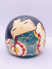Usado, Boneca de madeira vintage menina gueixa multicolorida japonesa Sosaku Kokeshi 3,5” *falha* comprar usado  Enviando para Brazil