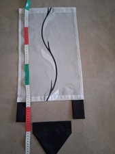 Gardine weiß schwarz gebraucht kaufen  Essen