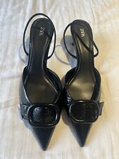 Zara black shoes for sale  MORETON-IN-MARSH