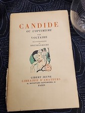 RARO "Candide" por Voltaire, pub Gibert Jeune 1937, Erótico Illus Brunelleschi comprar usado  Enviando para Brazil