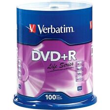 Verbatim DVD+R 97175 Life Series, 100 discos, 4,7 GB (120min), usado comprar usado  Enviando para Brazil