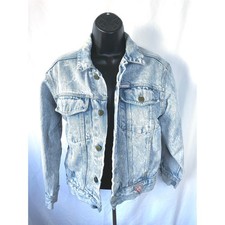 acid wash denim jacket for sale  Los Angeles