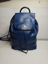 Mochila Tory Burch Brody Grande Couro Cor Azul Maré Excelente Estado, usado comprar usado  Enviando para Brazil