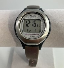 Relógio digital Timex feminino monitor de frequência cardíaca relógio roxo luz de fundo nova bateria comprar usado  Enviando para Brazil