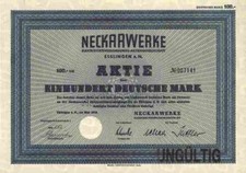 Neckarwerke 1952 esslingen gebraucht kaufen  Bayreuth