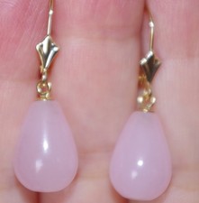 BRINCOS VINTAGE 14K LAVANDA ROSA GOTA DE LÁGRIMA OPALA ALAVANCA TRASEIRA NOVO SEM ETIQUETAS comprar usado  Enviando para Brazil