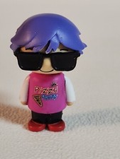 Óculos de sol Ryan's World boneco festa pizza cabelo roxo camisa rosa preto 2" Remka comprar usado  Enviando para Brazil