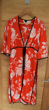 VESTIDO DE PRAIA RIVER ISLAND FLORAL GRAVATA FRENTE SINO MANGA REINO UNIDO 6 EU 34 A3 comprar usado  Enviando para Brazil