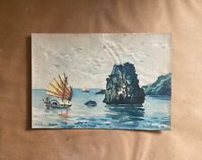 Aquarelle jonque chinoise d'occasion  Toulon-