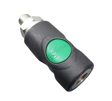 Acoplador de ar Prevost ESI 071251 macho 1/4" MNPT segurança de alto fluxo Prevo S1, usado comprar usado  Enviando para Brazil