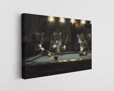 Cats playing billiards for sale  Houston