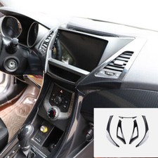 Capa de navegação ABS fibra de carbono acabamento decoração moldura para Hyundai Elantra 2011-2016 comprar usado  Enviando para Brazil