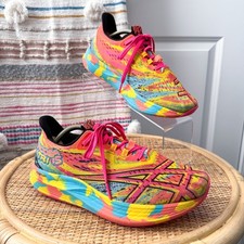 Tênis de corrida ASICS Noosa Tri 15 aquário amarelo vibrante estrada feminino tamanho 9 comprar usado  Enviando para Brazil