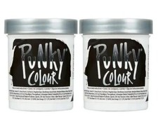 PUNKY COLOR Tinta de Cabelo Condicionador Semi-Permanente - Ébano 3,5 oz 2 peças Conjunto comprar usado  Enviando para Brazil