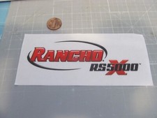 Rancho rs5000x sticker for sale  Bucksport