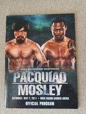 Pacquiao mosley 2011 for sale  DINAS POWYS
