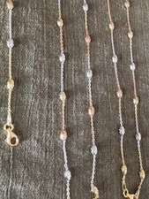 Tricolor beaded link for sale  Chaumont