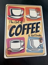 Retro metallschild kaffee gebraucht kaufen  Stuttgart