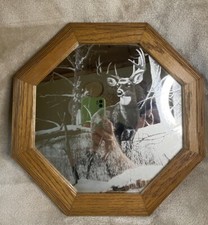 Vtg etched deer for sale  Fredonia