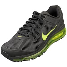 Używany, Nike Air Max 2013 Moda męska Trampki w kolorze czarnym zielonym na sprzedaż  Wysyłka do Poland