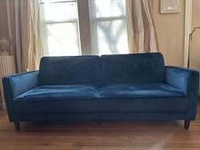 Blue velvet sofa for sale  Chicago
