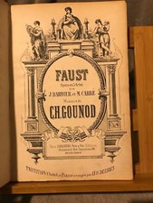 Charles gounod faust d'occasion  Rennes