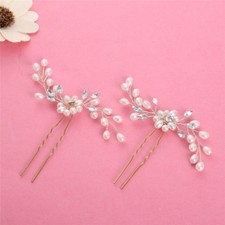 Grampo de cabelo feminino falso pérola flor grampo de cabelo noiva casamento acessórios TI comprar usado  Enviando para Brazil