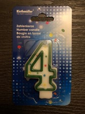 Zahlenkerze jahre 4 gebraucht kaufen  Damme