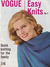 Vogue easy knits for sale  ROMNEY MARSH