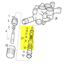 Kit soupape decharge d'occasion  Saint-Dizier