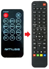 Ersatz Fernbedienung Muse M-1520SBT comprar usado  Enviando para Brazil