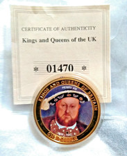 Henry v111 goldplate for sale  DOVER