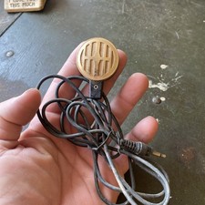 Microfone de áudio portátil vintage anos 60 eletrônico lapela clip-on JAPÃO 2" x 1-1/2" comprar usado Microfone de áudio portátil vintage anos 60 eletrônico lapela clip-on JAPÃO 2" x 1-1/2" comprar usado  Enviando para Brazil