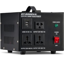 2000w voltage converter for sale  ROWLEY REGIS