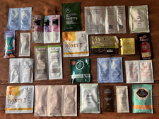 Lote sortido 32x conjuntos de shampoo, condicionador, máscara de cabelo amostra de cuidados com os cabelos Travel Mix sortido comprar usado  Enviando para Brazil