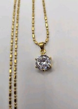 Synthetic diamond pendant for sale  MUSSELBURGH
