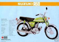 Suzuki brochure a50 d'occasion  Expédié en Belgium