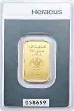 Goldbarren heraeus gramm gebraucht kaufen  Borgholzhausen