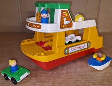 Vintage Anos 70 Fisher-Price Little People #932 Play Family FERRY BOAT 100% Compl. comprar usado  Enviando para Brazil