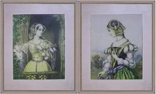 Antiche litografie con usato Antiche litografie con usato  Italia