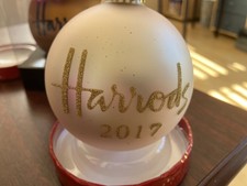 Harrods baubles christmas for sale  BARRY