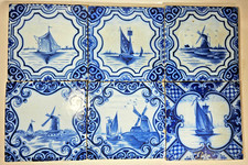 Desvres anciens carreaux d'occasion  La Roche-Guyon
