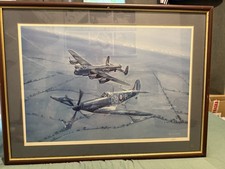 Spitfire lancaster picture for sale  LETCHWORTH GARDEN CITY